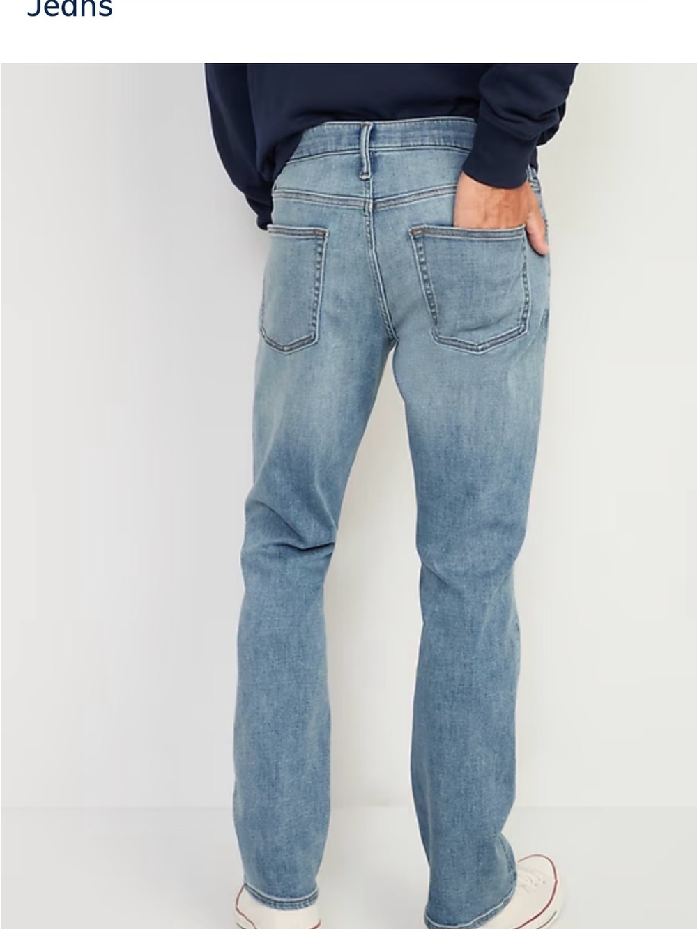 #24 Old Navy Men’s Light Blue Slim Straight Jeans - Picture 2 of 6